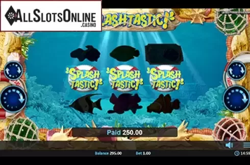 Win Screen. Splashtastic from Realistic