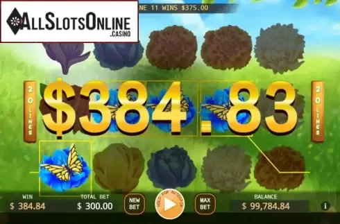 Win Screen 1. Spring Blossom from KA Gaming