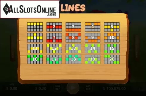 Paylines. Spring Blossom from KA Gaming