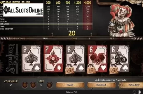 Win Screen 3. Steam Joker Poker from Espresso Games