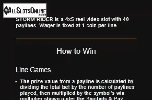 Game rules 1