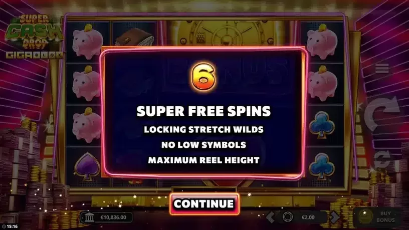 Super Cash Drop Gigablox slot screenshot 5