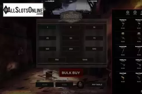 Paytable screen 2