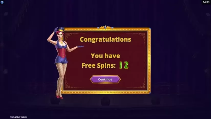The Great Albini slot screenshot 5