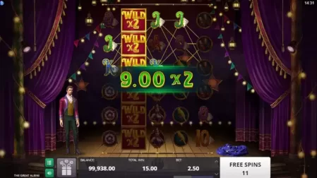 The Great Albini slot screenshot 7