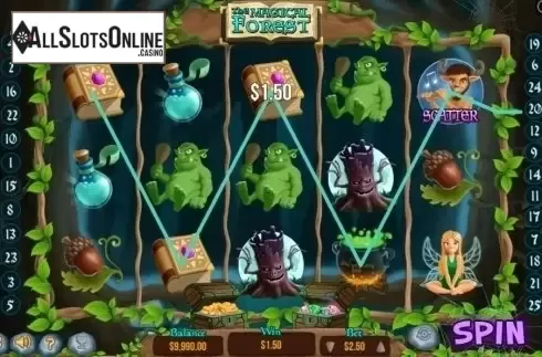 Win Screen. The Magical Forest (Pariplay) from Pariplay