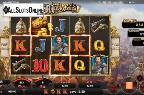Win screen. Three Musketeers (SimplePlay) from SimplePlay