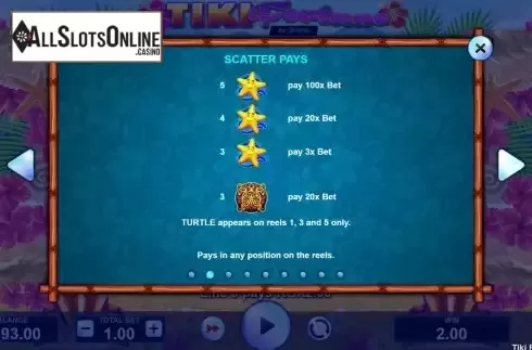 Game Features screen