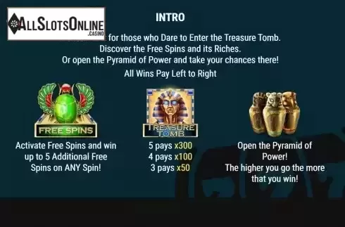 Intro screen