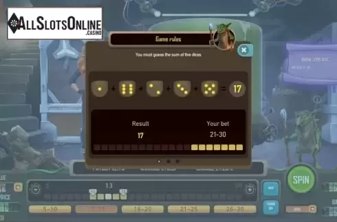 Rules screen