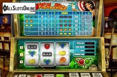 Screen3. Tropical Juice from SkillOnNet