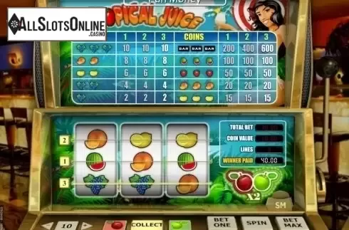 Screen6. Tropical Juice from SkillOnNet