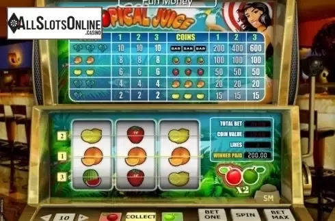 Screen5. Tropical Juice from SkillOnNet