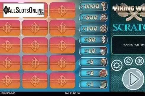 Game Screen 1. Viking Wilds Scratch from IronDog