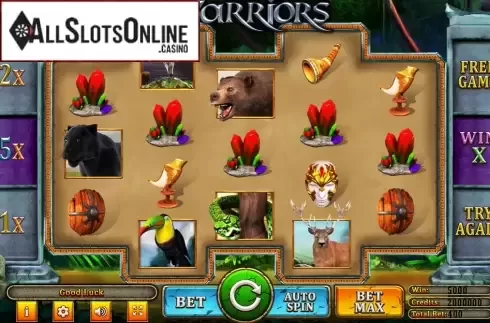 Reel Screen. Warriors from Probability Gaming
