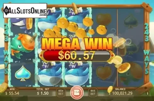 Mega Win screen