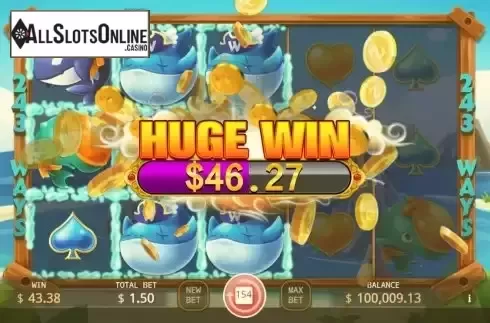 Huge Win screen