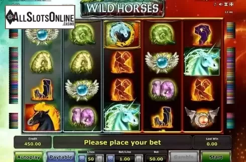 Reels. Wild Horses (Green Tube) from Greentube