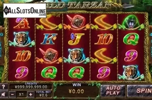 Reel Screen. Wild Tarzan from CQ9Gaming