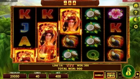 Wild Volcano slot screenshot 4