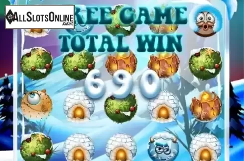 Total Win in Free Spins Screen