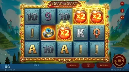 Beat the Beast Dragon's Wrath slot screenshot 2