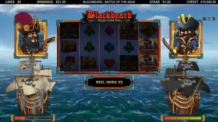 Blackbeard Battle Of The Seas slot screenshot 7