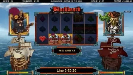 Blackbeard Battle Of The Seas slot screenshot 4