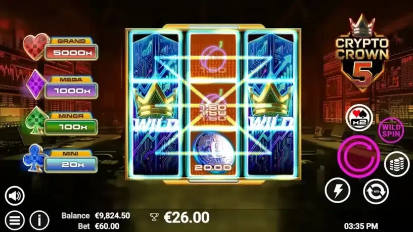 Crypto Crown 5 slot screenshot 
