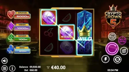 Crypto Crown 5 slot screenshot 2