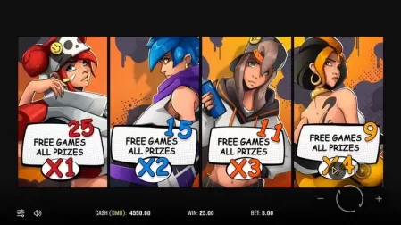 Four Queens slot screenshot 3