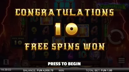 Frankenstein Wild Surge slot screenshot 6