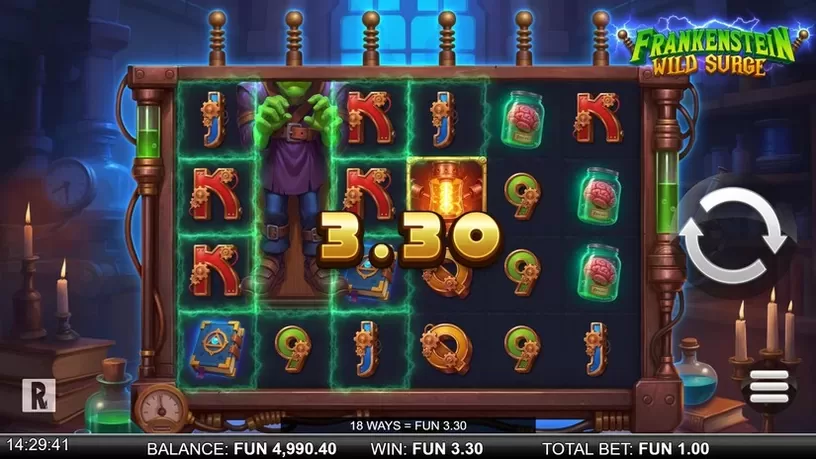 Frankenstein Wild Surge slot screenshot 4