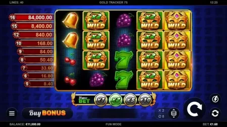 Gold Tracker 7s slot screenshot 1