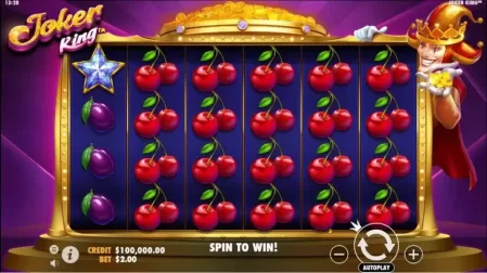 Joker King slot screenshot 1