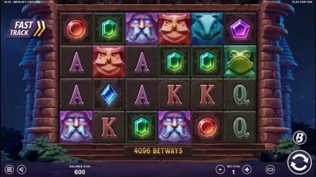 Merlin's Fortune slot screenshot 3