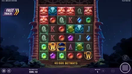 Merlin's Fortune slot screenshot 2