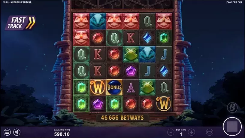 Merlin's Fortune slot screenshot 2
