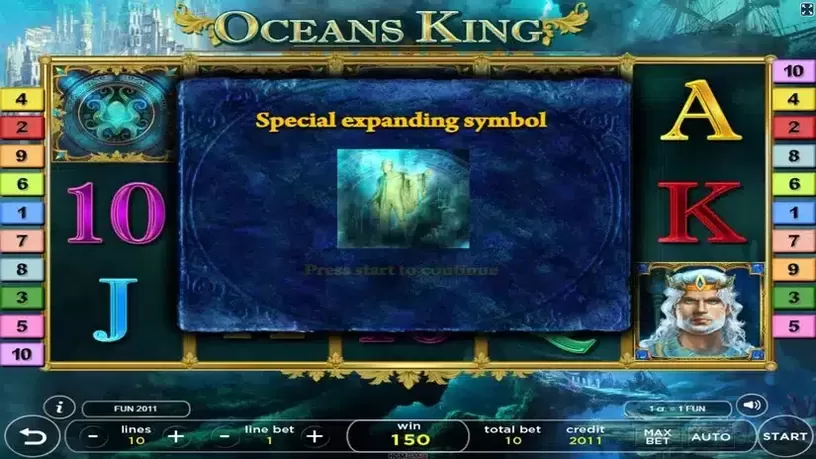 Oceans King slot screenshot 4