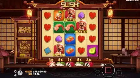 Running Sushi slot screenshot 2