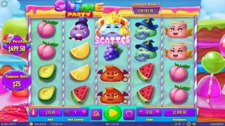 Slime Party slot screenshot 1