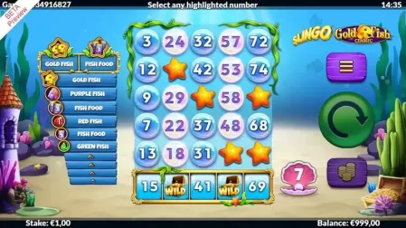 Slingo Gold Fish slot screenshot 3