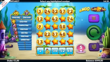 Slingo Gold Fish slot screenshot 4