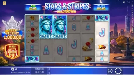 Stars & Stripes Hold and Win slot screenshot 2