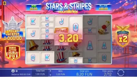 Stars & Stripes Hold and Win slot screenshot 4