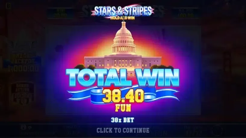 Stars & Stripes Hold and Win slot screenshot 