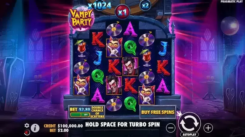 Vampy Party slot screenshot 1