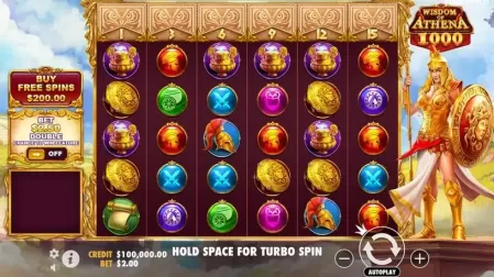 Wisdom of Athena 1000 slot screenshot 1