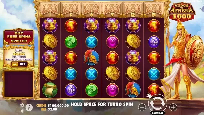 Wisdom of Athena 1000 slot screenshot 