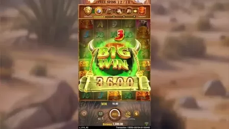 3 Charge Buffalo slot screenshot 6